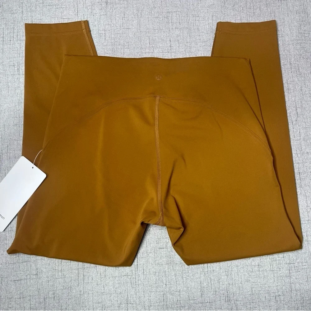 Lululemon Instill High Rise Tights Leggings Copper Brown 12 Nwt